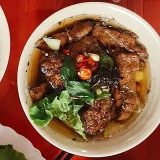 Hình ảnh Combo 1 bún chả - 1 ly trà mãng cầu