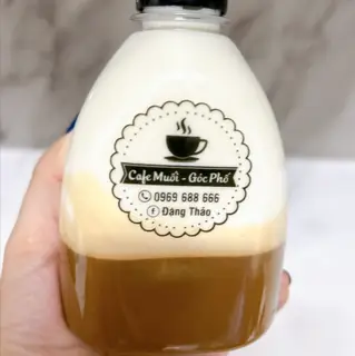Hình ảnh Cafe muối đóng chai