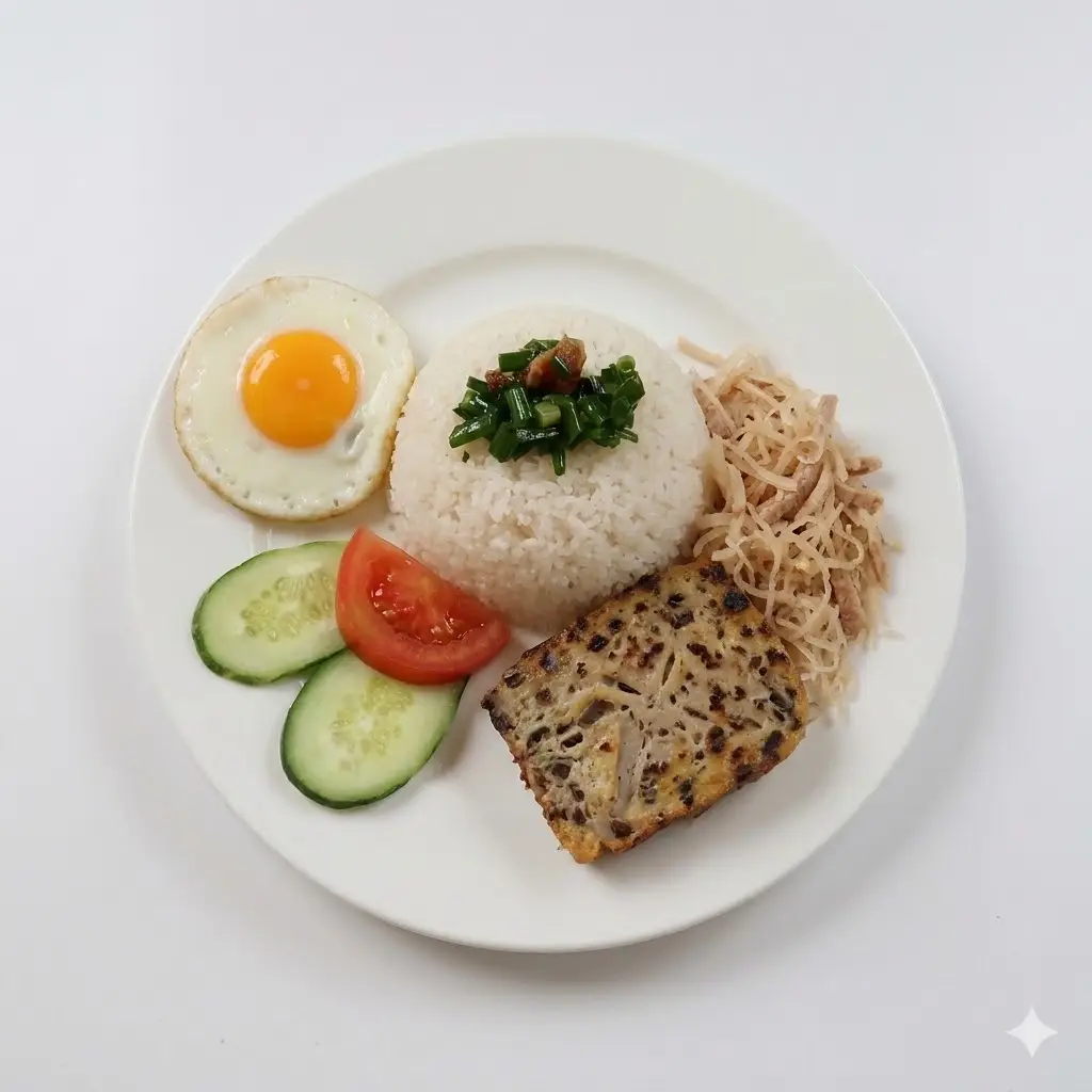 Hình ảnh Cơm bì chả