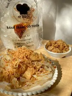 Hình ảnh Bánh tráng muối nhuyễn siêu cay