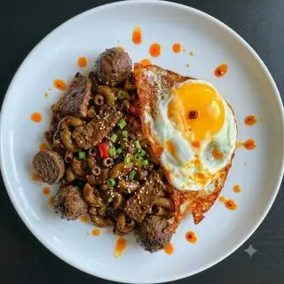 Hình ảnh Nui xào bò
