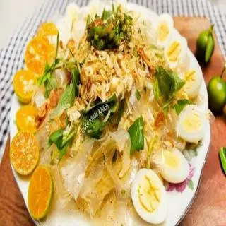 Hình ảnh Bánh tráng sate phơi sương