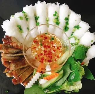 Hình ảnh Bánh hỏi thịt nướng