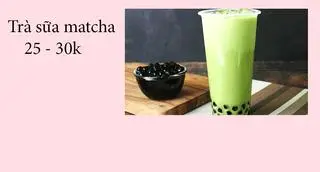 Hình ảnh Trà sữa matcha