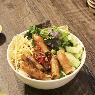 Hình ảnh Bún mắm nêm chả ram tôm đất