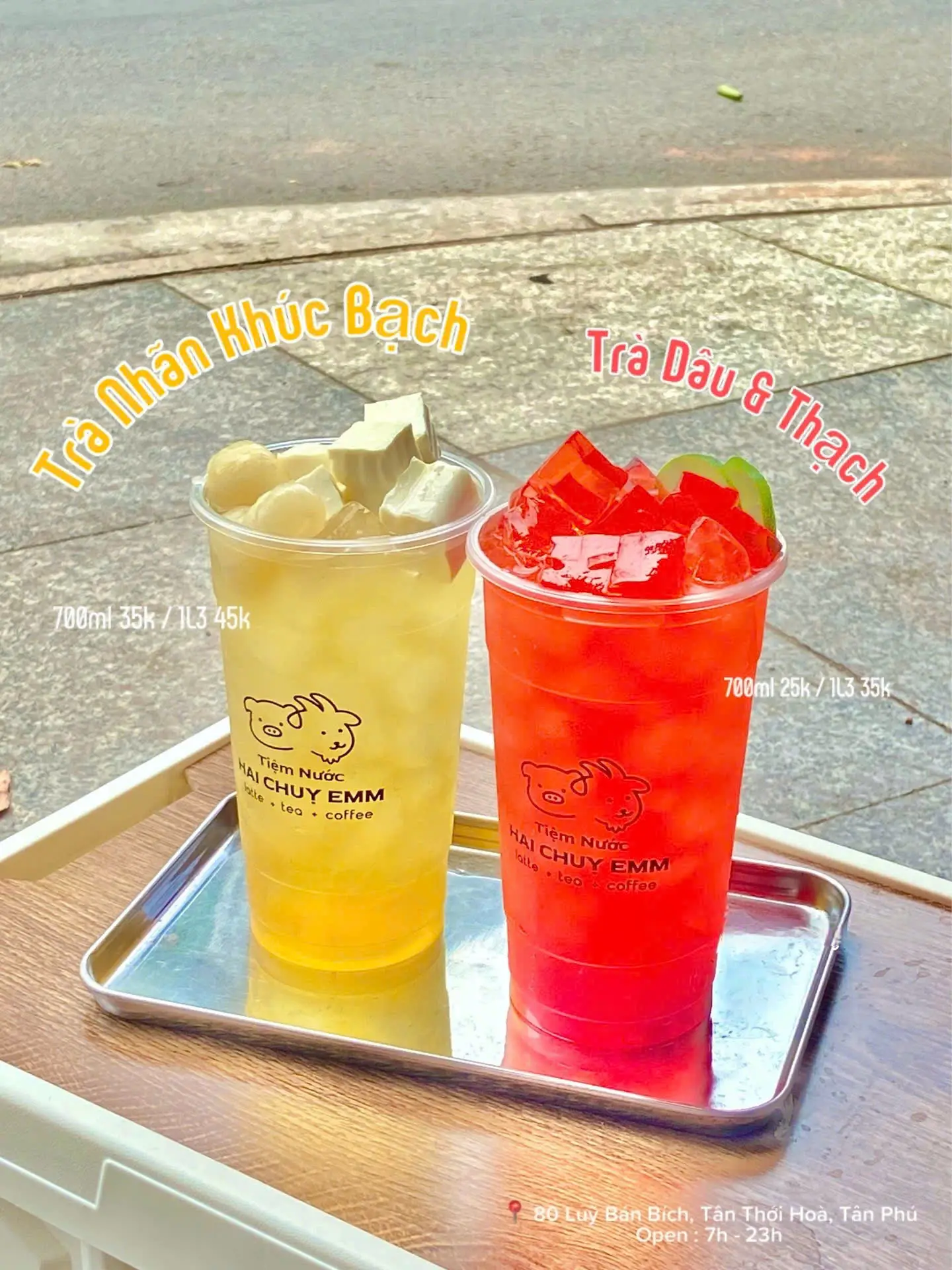 Hình ảnh Trà dâu và thạch