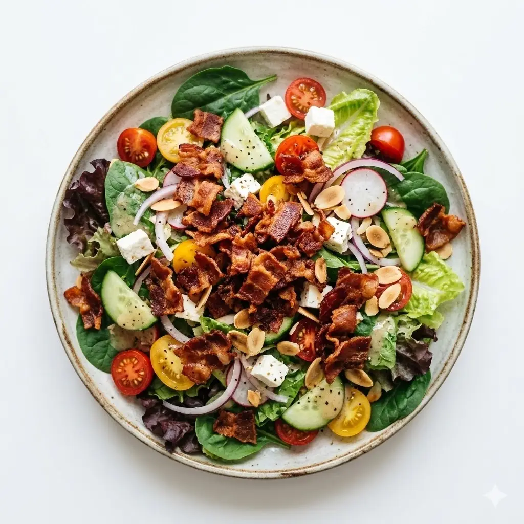 Hình ảnh Salad thịt xông khói - Bacon salad