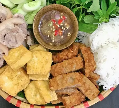 Hình ảnh Bún đậu chả cua