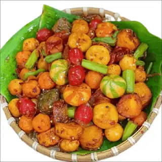 Hình ảnh Combo cá viên chiên sốt mắm tỏi - phần nhỏ