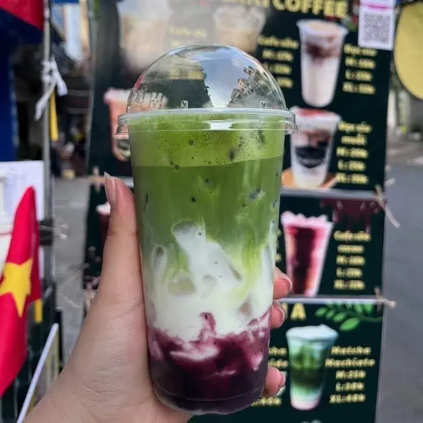 Hình ảnh Matcha việt quất