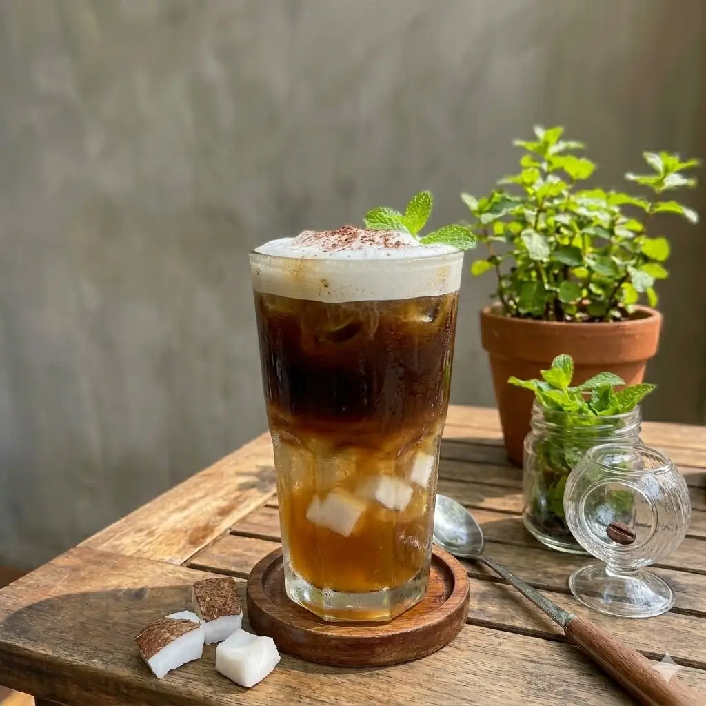 Hình ảnh Americano nước dừa