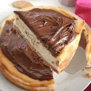 Hình ảnh Nutella basque burnt cheesecake