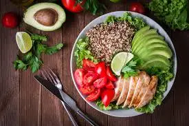 Hình ảnh Suất cơm healthy rau củ chay