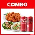 Hình ảnh Cơm Bò sốt vang, chả lá lốt - Coca-Cola