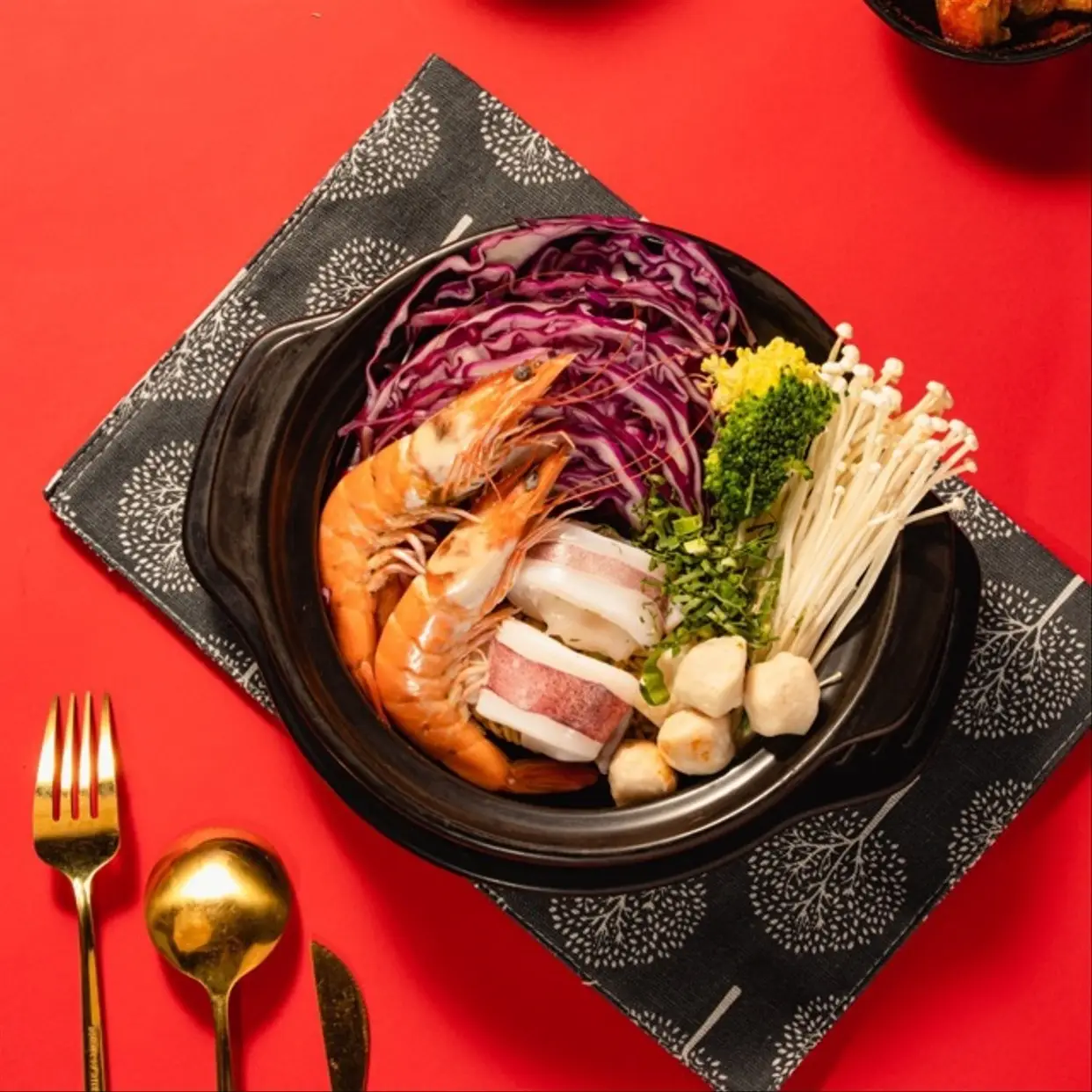Hình ảnh Mì kim chi hải sản