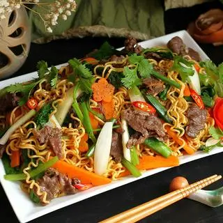 Hình ảnh Mì gói xào