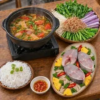 Hình ảnh Lẩu cá chẽm măng chua