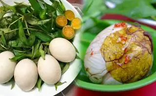 Hình ảnh Hột vịt lộn luộc nước dừa 1 trứng