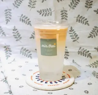 Hình ảnh Thai tea coconut - must try