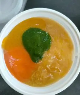 Hình ảnh Cháo bò phô mai bí đỏ