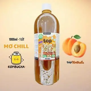 Hình ảnh 1 lít kombucha mơ chill