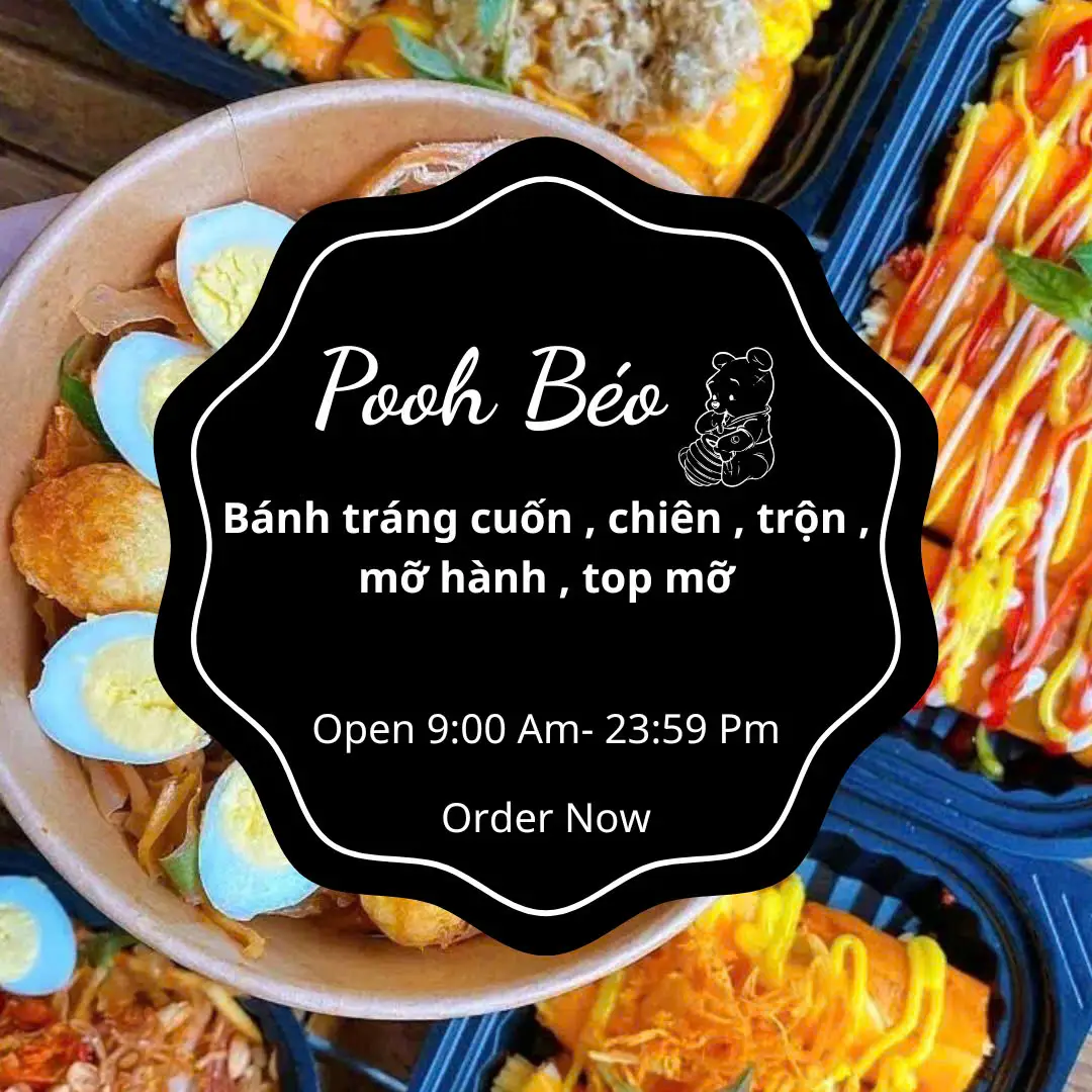 Hình ảnh Pooh Béo Bánh Tráng Cuốn Chiên - Đỗ Thị Lời