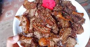Hình ảnh Thịt dê ba chỉ chiên