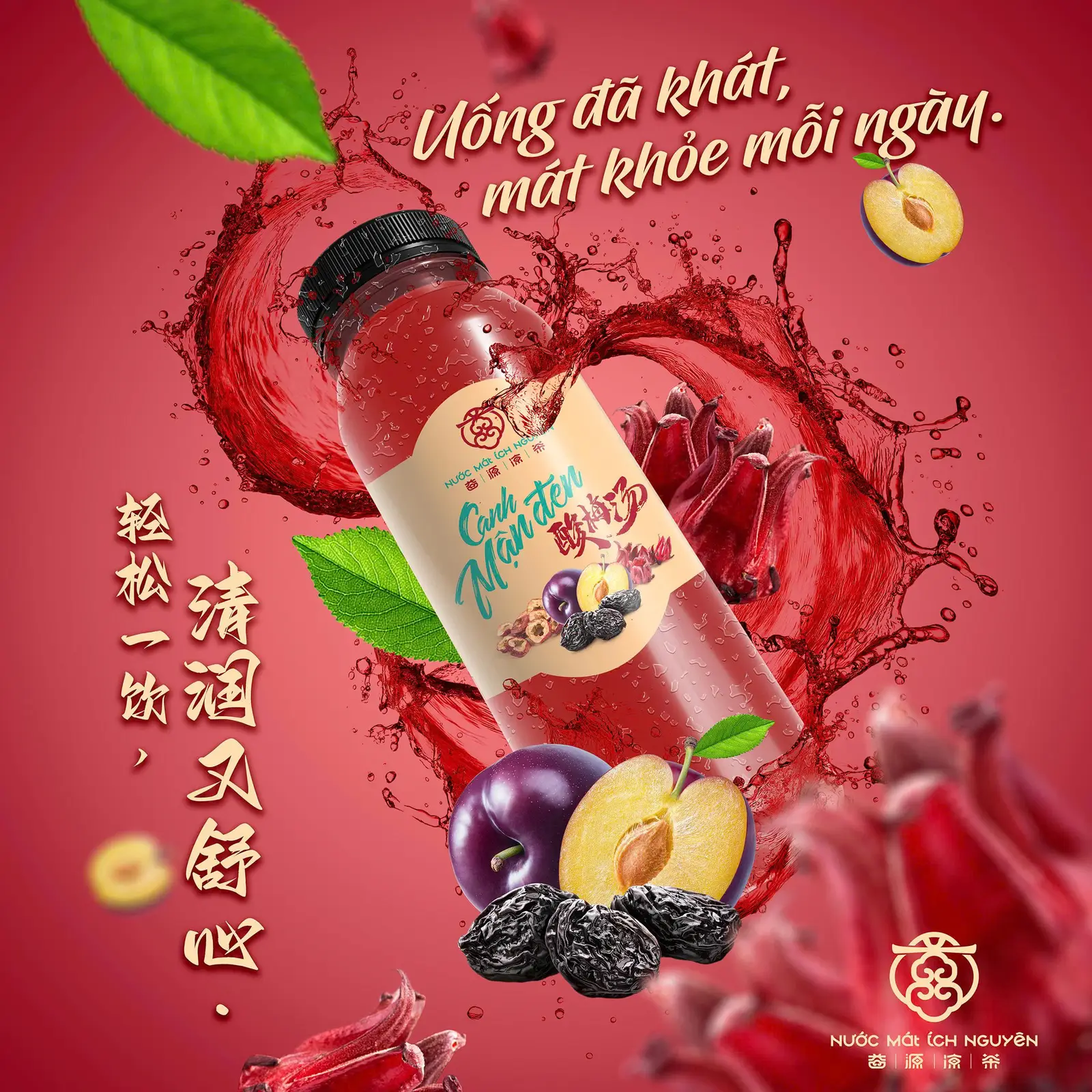 Hình ảnh Combo 2 chai canh mận đen