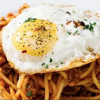 Hình ảnh Mỳ ý trứng ốp la