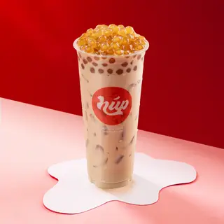 Hình ảnh Hồng trà sữa trân châu hoàng kim