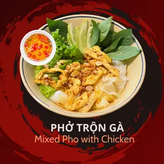 Hình ảnh Phở trộn gà