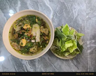 Hình ảnh Bún ngải - bún cá chay