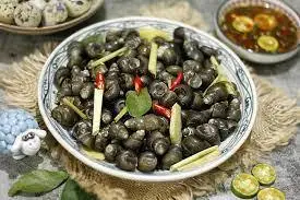 Hình ảnh Ốc nhỏ luộc lá chanh
