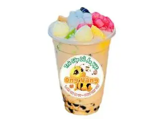 Hình ảnh Trà sữa truyền thống full topping
