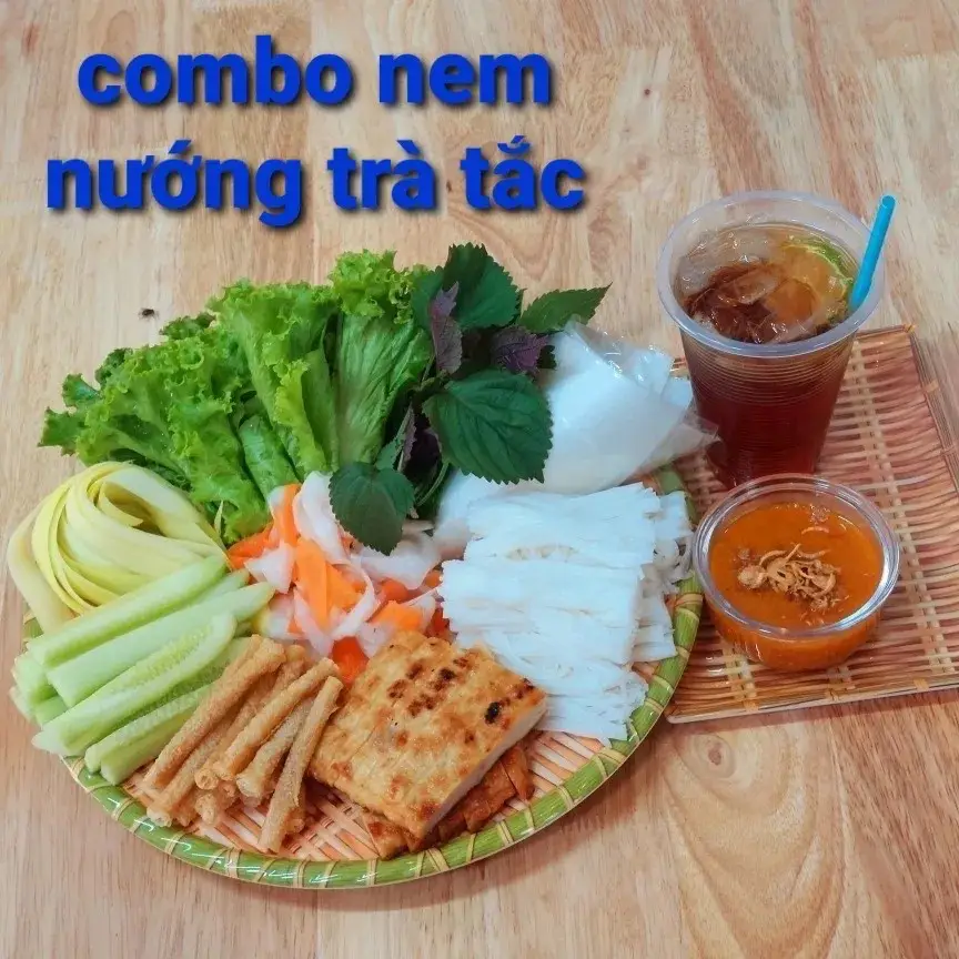 Hình ảnh Combo nem nướng Nha Trang - trà tắc