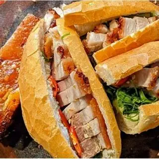 Hình ảnh Bánh mì heo quay