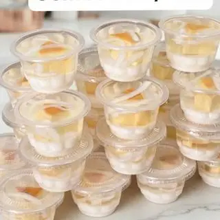 Hình ảnh Rau câu nước dừa tươi bánh flan 