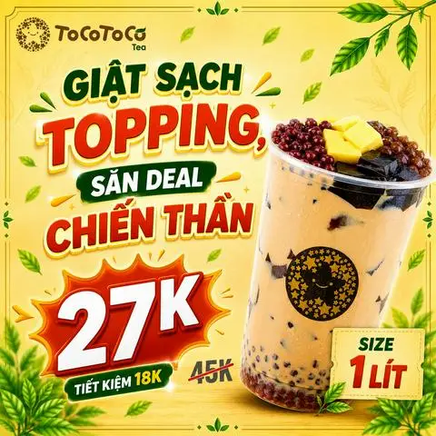 Hình ảnh GIẬT SẠCH TOPPING - SĂN DEAL CHIẾN THẦN