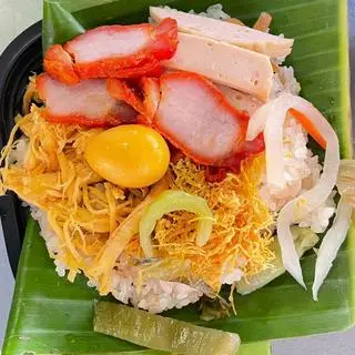Hình ảnh XÔI GÀ XÁ XÍU:HỘP NHỎ(7 món)