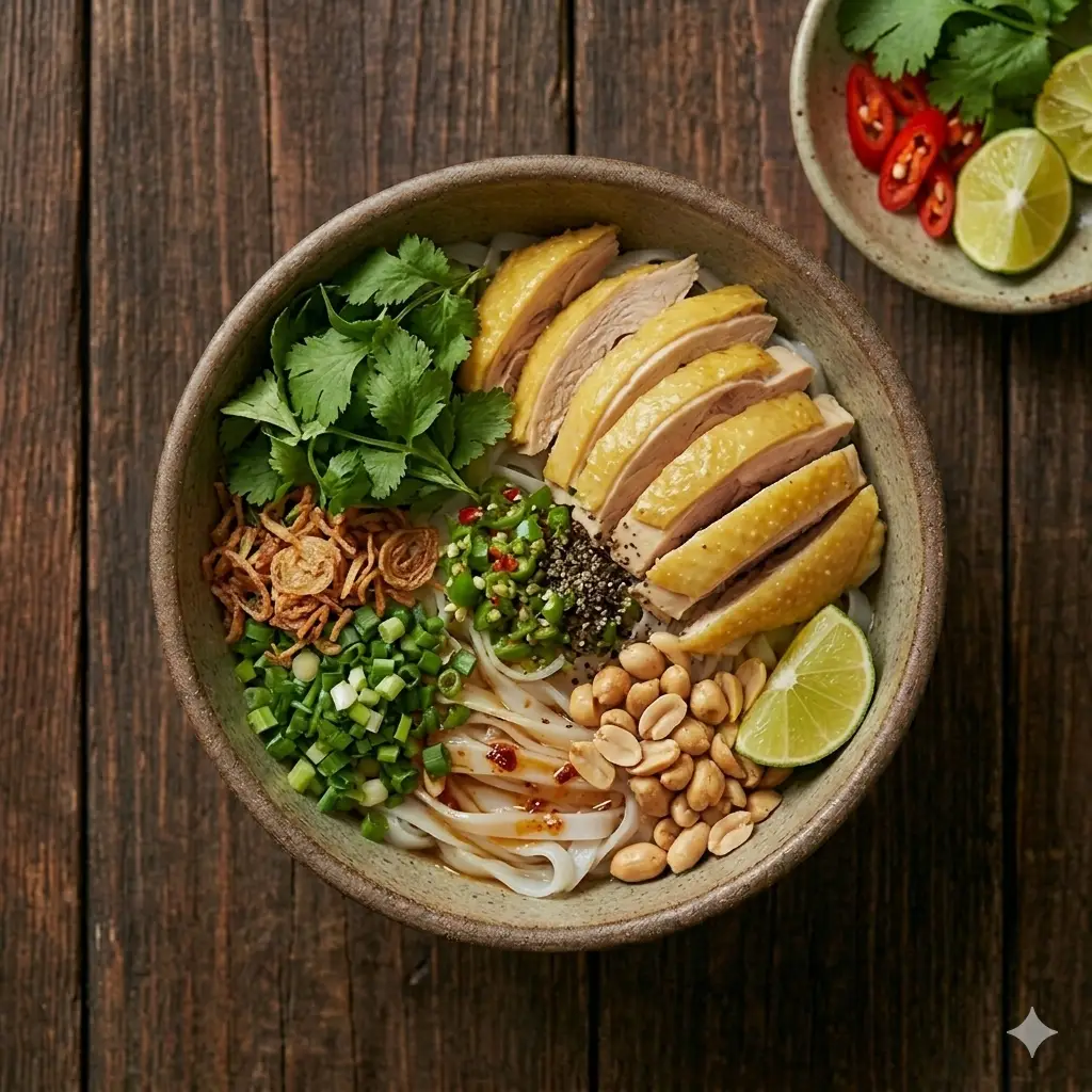 Hình ảnh Phở trộn gà