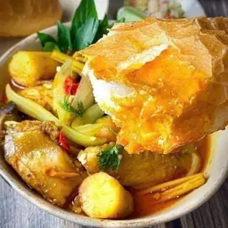Hình ảnh Cà ri gà - Bánh mì
