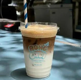 Hình ảnh Cà phê sữa hạnh nhân - black coffee x fresh milk x condensed milk