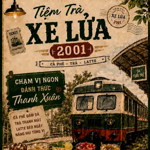 Hình ảnh Tiệm Trà Xe Lửa 2001 - Mai Văn Ngọc