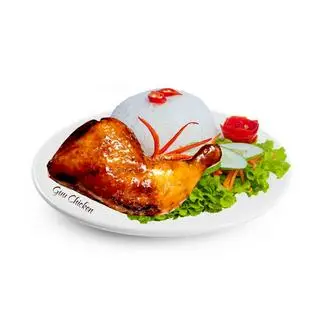 Hình ảnh Cơm gà góc tư sốt cay ngọt