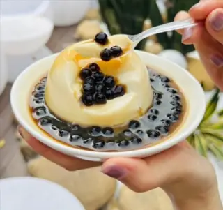 Hình ảnh Tàu hũ trân châu đen
