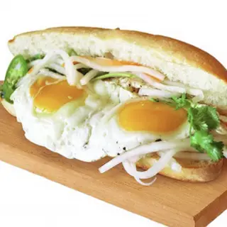 Hình ảnh Bánh mì ốp la
