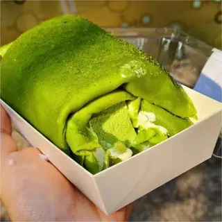 Hình ảnh Crepe pudding matcha Japan