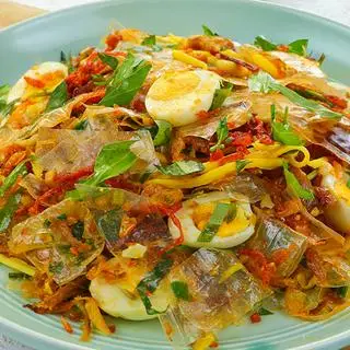 Hình ảnh Bánh tráng trộn phơi sương dẻo