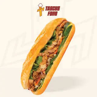 Hình ảnh Bánh mì gà nướng sả
