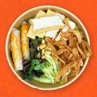 Hình ảnh Bún nước tương đầy đủ chay